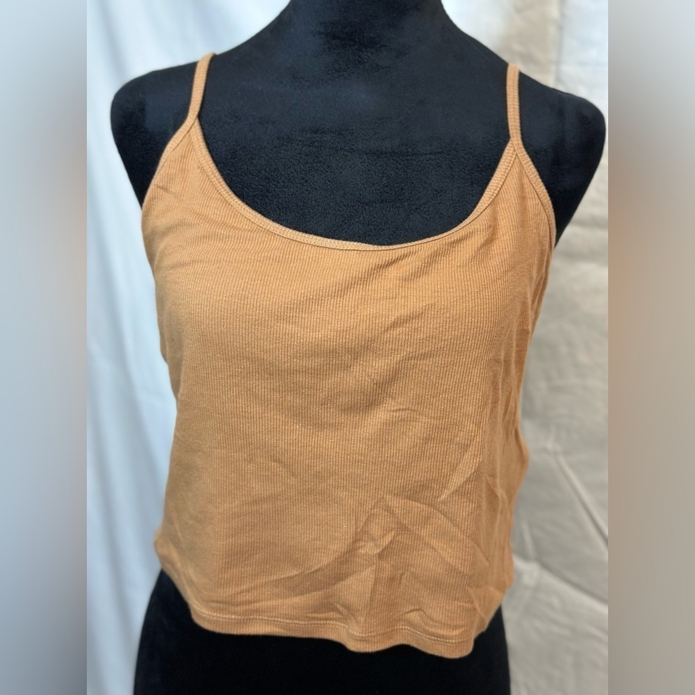 Hollister brown tank top